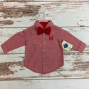 Nebraska Plaid Shirt With Bowtie - Buenz Gifts