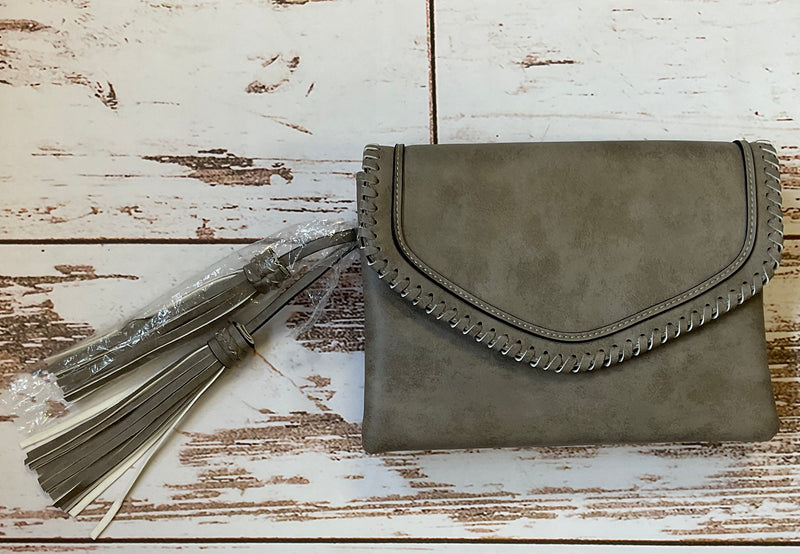 Sloan Grey Shoulder Bag - Buenz Gifts