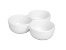3 Section Joined Dip Bowls 10oz Crandall-Siwa