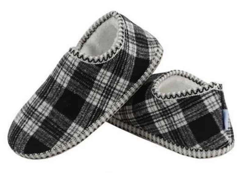 Cozy Plaid Cabin Bootie Snoozies