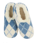 Faux Fur Argyle Plaid Snoozies - Buenz Gifts