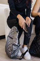 Veranda Sling Backpack in Gun Metal