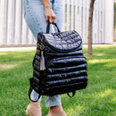 Gallery Diaper Bag in Black