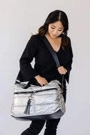 Gallery Weekend Bag in Silver