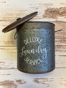 Deluxe Laundry Service Tin Canister - Buenz Gifts