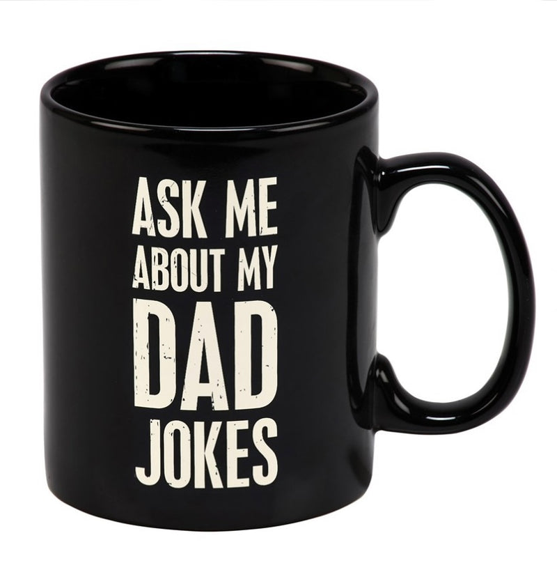 PBK Dad Jokes Black Mug