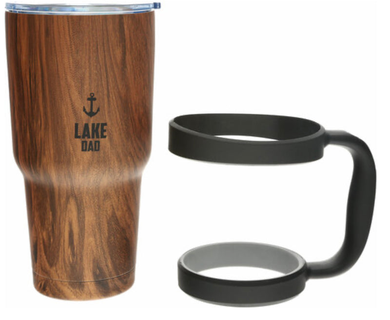 Man Out Stainless Steel Travel Tumbler With Handle