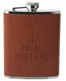 Man Out Brown Theme Flasks - Buenz Gifts