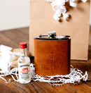 Man Out Brown Theme Flasks - Buenz Gifts