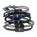 Tap To Pray® Survivor Series Tactical Bracelet: Slate - Buenz Gifts