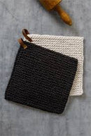 Knitted Black Pot Holder Kroeger/Skalsky 6.26.26 - Buenz Gifts