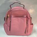 Lillia Convertible Backpack With Zipper Pockets