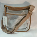 Posie Clear Crossbody With Top Zipper