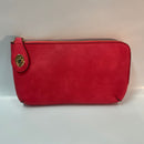 Kendall Wallet Purse With Crossbody Straps & Lock Closure