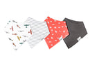Copper Pearl Bandana Bib Sets 4 Pack