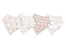 Copper Pearl Bandana Bib Sets 4 Pack