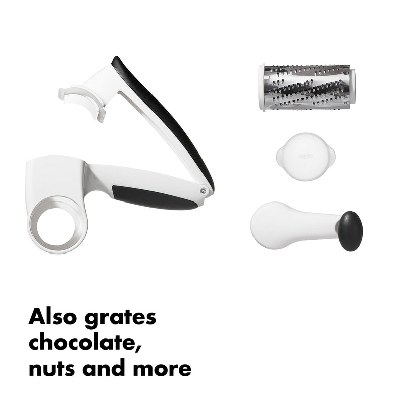 Seal & Store Rotary Grater White