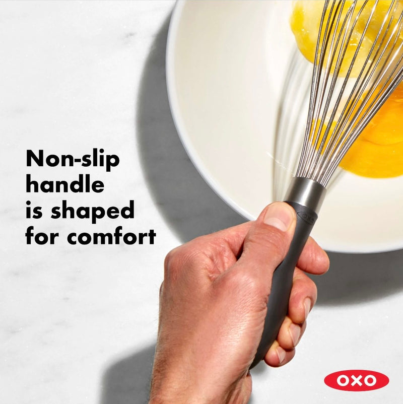 Oxo Whisks With Rubber Black Handles