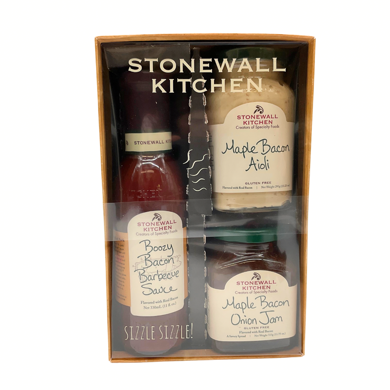Stonewall Kitchen 3 Piece Bacon Gift Set