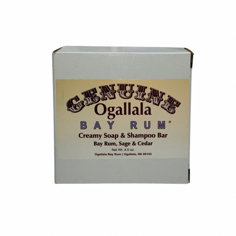 Ogallala Bay Rum Creamy Soap & Shampoo Bars