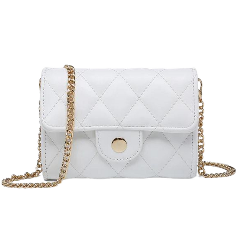 Quilted Mini Bag w/ Chain - Buenz Gifts