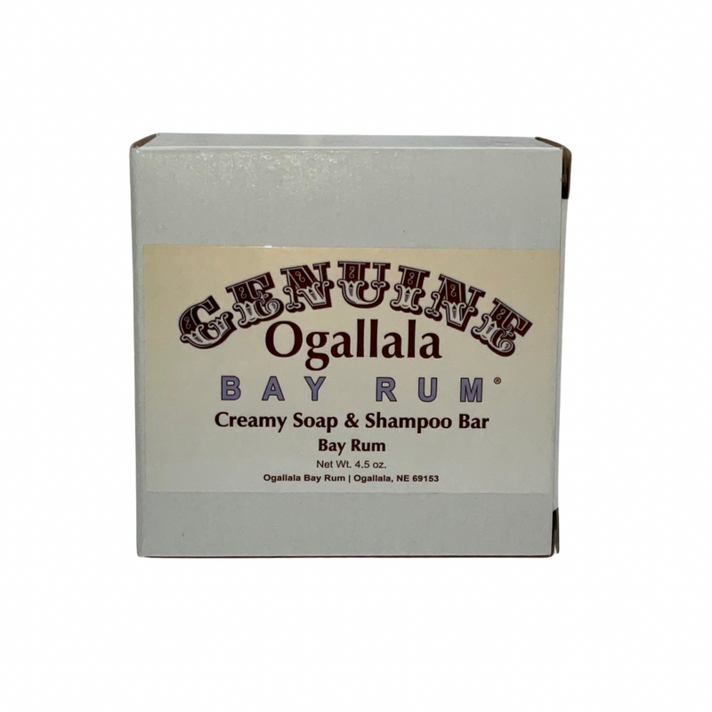 Ogallala Bay Rum Creamy Soap & Shampoo Bars