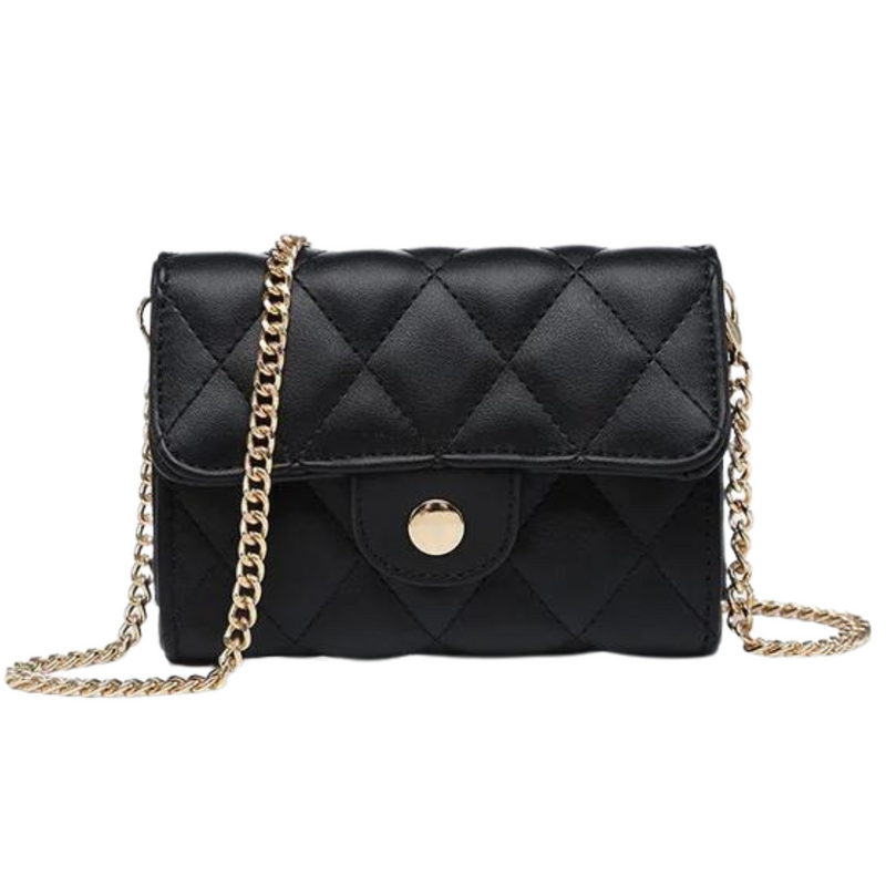 Quilted Mini Bag w/ Chain - Buenz Gifts