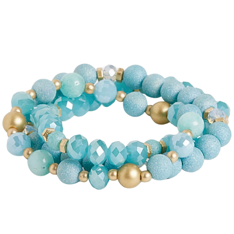 Katrina Stretch Bracelet Stack 3 Piece