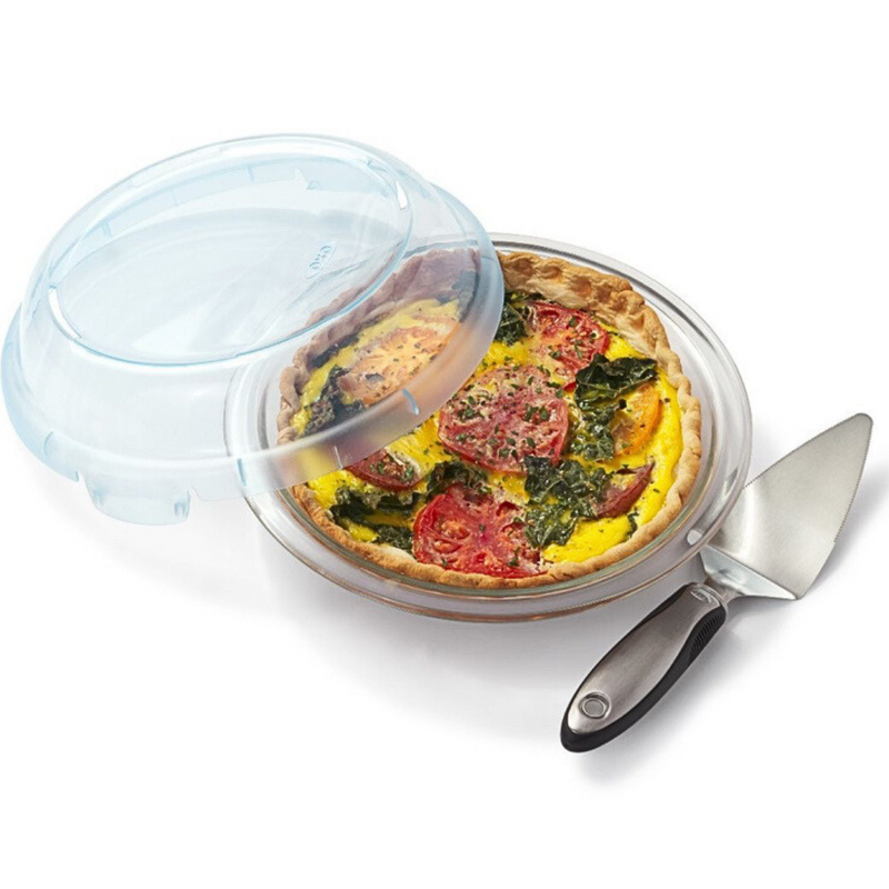 Oxo Good Grips 9-In Glass Pie Plate With Lid - Buenz Gifts