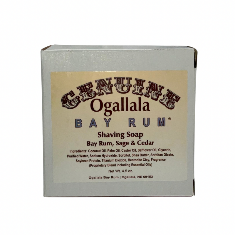 Ogallala Bay Rum Shaving Soap Bars