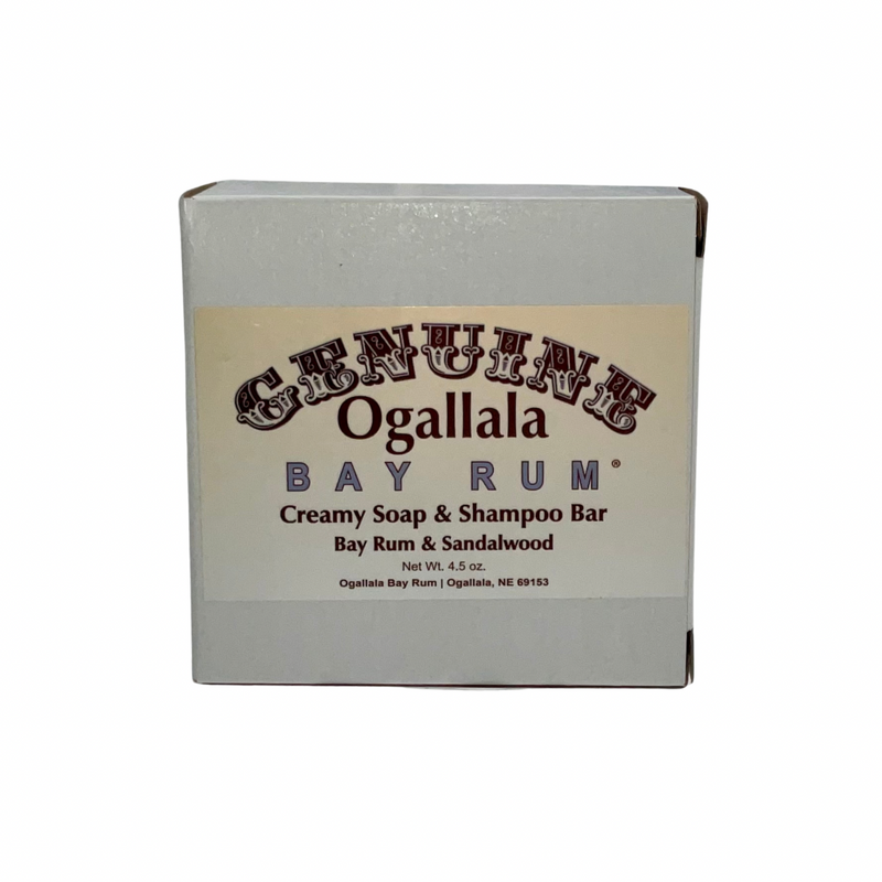 Ogallala Bay Rum Creamy Soap & Shampoo Bars