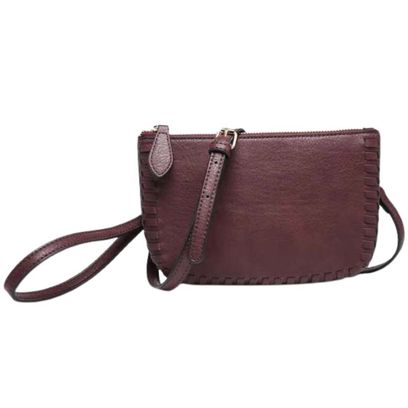 Bonnie Crossbody With Whipstitch Detailing