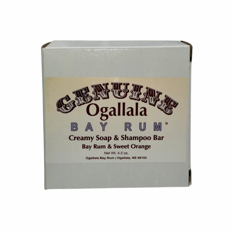 Ogallala Bay Rum Creamy Soap & Shampoo Bars