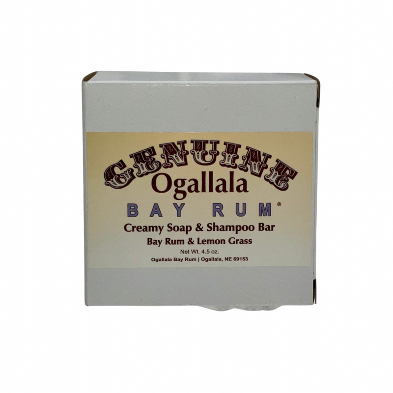 Ogallala Bay Rum Creamy Soap & Shampoo Bars