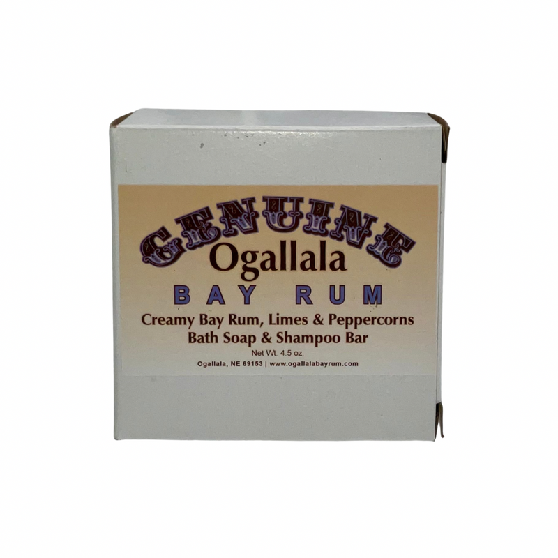 Ogallala Bay Rum Creamy Soap & Shampoo Bars