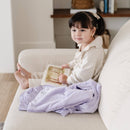 SATIN BORDER RECEIVING BLANKETS: Tan