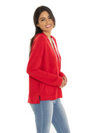 Nebraska Huskers Christine Cross Front Hoodie: XXL