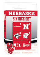 Nebraska Cornhuskers Dice Set