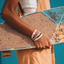"Groove" Fun Floral Hair Tie Bracelets: Small