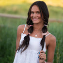 "Wish" Silver Star Hair Tie Bracelets: Small