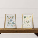 Gold Frames - Pressed Flower Print (Pk/02 Ast) - Buenz Gifts