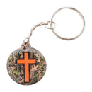 Tap To Pray® Acrylic Keychain: Pink Crystal + God Is Greater - Buenz Gifts