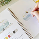 Camping watercolor workbook - Buenz Gifts