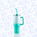 40oz SUBLIMATION CLEAR TRAVELER TUMBLER: WHITE - Buenz Gifts