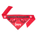 NCAA Nebraska Cornhuskers Reversible Pet Bandana: XL - Buenz Gifts