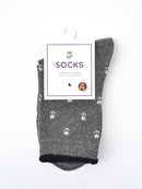 Rufia - Floral Lace Trim Socks: White / One Size - Buenz Gifts
