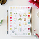Tropical watercolor workbook