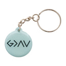 Tap To Pray® Acrylic Keychain: Blue Mountains + Cross - Buenz Gifts