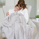 LUSH THROW BLANKETS: Charcoal