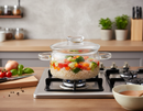 Simax - Nyko Clear Glass Pot, With Lid, 1L - Buenz Gifts